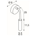 LED V�glampe KARPO GOOSE, 5,8W, 3000K, 40�, hvid
