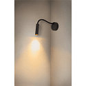 SLV LED V�glampe KARPO GOOSE, 5,8W, 3000K, 40�, sort