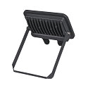 SLV LED Wall / Ceiling luminaire FLOODI M, 30W, 3000K, 100�, anthracite/transparent