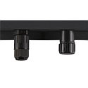 SLV LED Wall / Ceiling luminaire FLOODI M, 30W, 3000K, 100�, anthracite/transparent