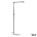 SLV floor lamp WORKLIGHT UGR < 19 IP20, silver dimmable