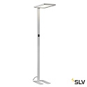 SLV floor lamp WORKLIGHT UGR < 19 IP20, silver dimmable
