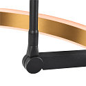 SLV floor lamp ONE BOW FL up / down, brass, black dimmable