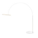 Standerlampe ONE BOW FL up / down, hvid d�mpbar