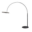 Standerlampe ONE BOW FL up / down, sort d�mpbar
