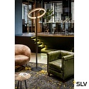SLV floor lamp ONE STRAIGHT FL up / down, brass, black dimmable