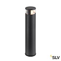 SLV bollard lamp M-POL 60 cylindrical, short, without socket IP65, anthracite dimmable