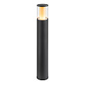 SLV P�lelampe M-POL 90 cylindrisk, kort, uden stikkontakt IP65, antracit d�mpbar