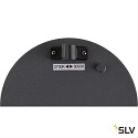 SLV luminaire head M-POL S SHADER on/off IP65, anthracite 