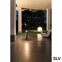 SLV luminaire head M-POL S LOUVER DALI controllable IP65, anthracite dimmable