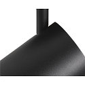 SLV wall and ceiling luminaire ASTO TUBE CW TRIPLE 3 flames, long, cardanic swivelling GU10 IP20, black dimmable