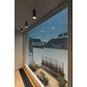 SLV downlight ASTO TUBE cylindrical, rigid, surface-mounted version GU10 IP20, black dimmable