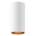 SLV downlight ASTO TUBE cylindrical, rigid, surface-mounted version GU10 IP20, white dimmable
