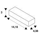 SLV LED driver NUMINOS� DALI styrbar, med radiogr�nseflade, hvid