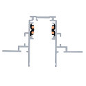SLV recessed track TRACK 48V DALI controllable, black
