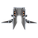 SLV recessed track TRACK 48V DALI controllable, black