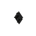 end cap TRACK 48V standard, for surface-mounted track, black
