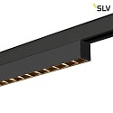 SLV spot IN-LINE 22 TRACK 48V DARKLIGHT REFLECTOR DALI controllable IP20, black dimmable