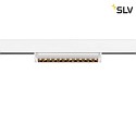 SLV spot IN-LINE 24 TRACK 48V DARKLIGHT REFLECTOR Move DALI IP20, white dimmable