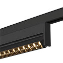 SLV Skinne spot IN-LINE 24 TRACK 48V DARKLIGHT REFLECTOR Move DALI IP20, sort d�mpbar