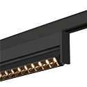 SLV track spot IN-LINE 46 TRACK 48V DARKLIGHT REFLECTOR Move DALI IP20, black dimmable