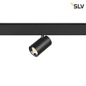 SLV spot NUMINOS XS TRACK 48V DALI controllable IP20, chrome, black dimmable