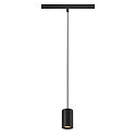 Pendel NUMINOS� XS TRACK 48V DALI styrbar IP20, sort d�mpbar