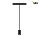 SLV pendant luminaire NUMINOS XS TRACK 48V DALI controllable IP20, black dimmable