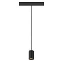 SLV pendant luminaire NUMINOS� XS TRACK 48V DALI controllable IP20, black dimmable
