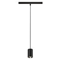 Pendel NUMINOS� XS TRACK 48V DALI styrbar IP20, chrom, sort d�mpbar