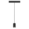 SLV Pendel NUMINOS� XS TRACK 48V DALI styrbar IP20, chrom, sort d�mpbar