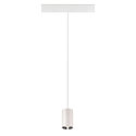 SLV pendant luminaire NUMINOS® XS 48V 55° for VDU workstation, DALI controllable IP20, white matt dimmable