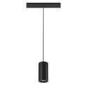 SLV Pendel NUMINOS� S 48V DALI 2 20� til VDU-arbejdsstation, DALI styrbar IP20, sort mat d�mpbar