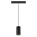 SLV Pendel NUMINOS� S 48V DALI 2 55� til VDU-arbejdsstation, DALI styrbar IP20, sort mat d�mpbar