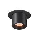 Indbygnings loftlampe NUMINOS� PROJECTOR S cylindrisk, sort
