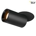 ceiling recessed luminaire NUMINOS PROJECTOR M cylindrical, black