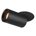 Indbygnings loftlampe NUMINOS� PROJECTOR M cylindrisk, sort