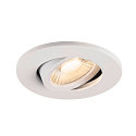 SLV D�ksel UNIVERSAL DOWNLIGHT MOVE rund, svingbar, hvid