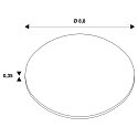 SLV D�ksel UNIVERSAL DOWNLIGHT MOVE rund, svingbar, chrom