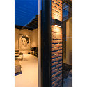 SLV outdoor wall luminaire OVAL 14 WL IP65, black