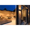SLV outdoor wall luminaire OVAL 14 WL IP65, black