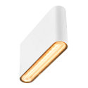 SLV outdoor wall luminaire OVAL 14 WL IP65, white