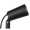 SLV gorund spike luminaire SYNA PLANT round, tiltable IP65, black 