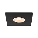 D�ksel UNIVERSAL DOWNLIGHT IP65 firkantet, sort