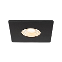 D�ksel UNIVERSAL DOWNLIGHT IP65 firkantet, sort