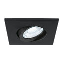 SLV D�ksel UNIVERSAL DOWNLIGHT IP20 firkantet, svingbar, sort