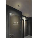 SLV D�ksel UNIVERSAL DOWNLIGHT IP20 firkantet, svingbar, sort