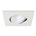 SLV D�ksel UNIVERSAL DOWNLIGHT IP20 firkantet, svingbar, hvid