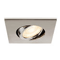 SLV D�ksel UNIVERSAL DOWNLIGHT IP20 firkantet, svingbar, chrom