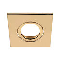 D�ksel UNIVERSAL DOWNLIGHT IP20 firkantet, svingbar, blank, guld